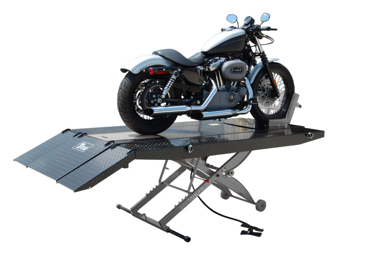 Titan SDML-1000D-XLT Extended Length 1,000 lb Motorcycle Lift