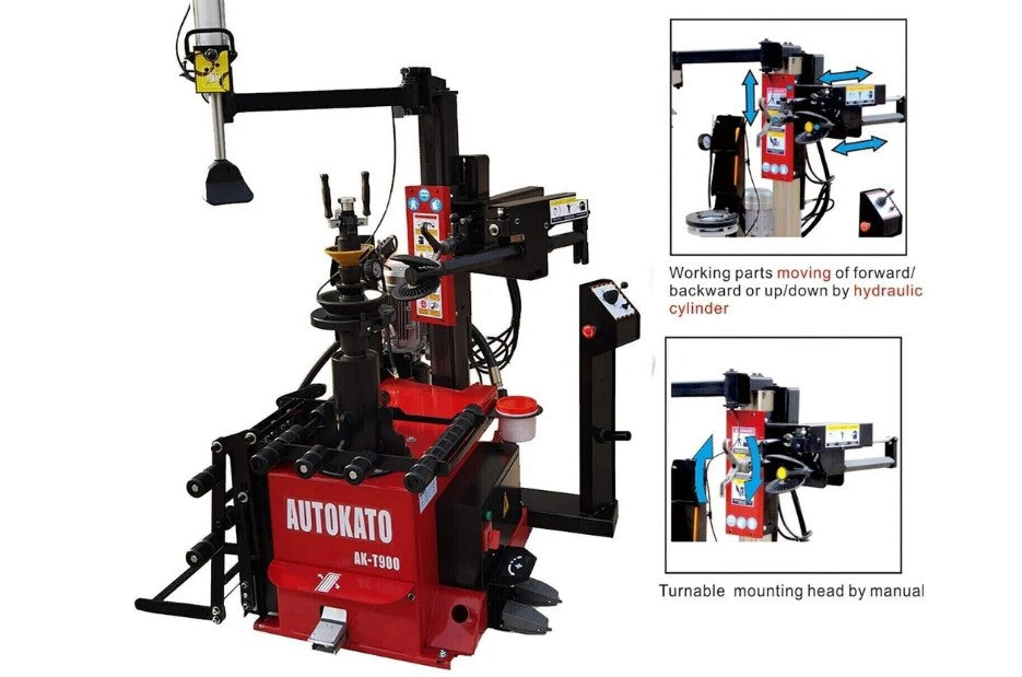 Katool AK-T900 Leverless Hydraulic Tire Changer & KT-B750 Wheel Balancer Combo