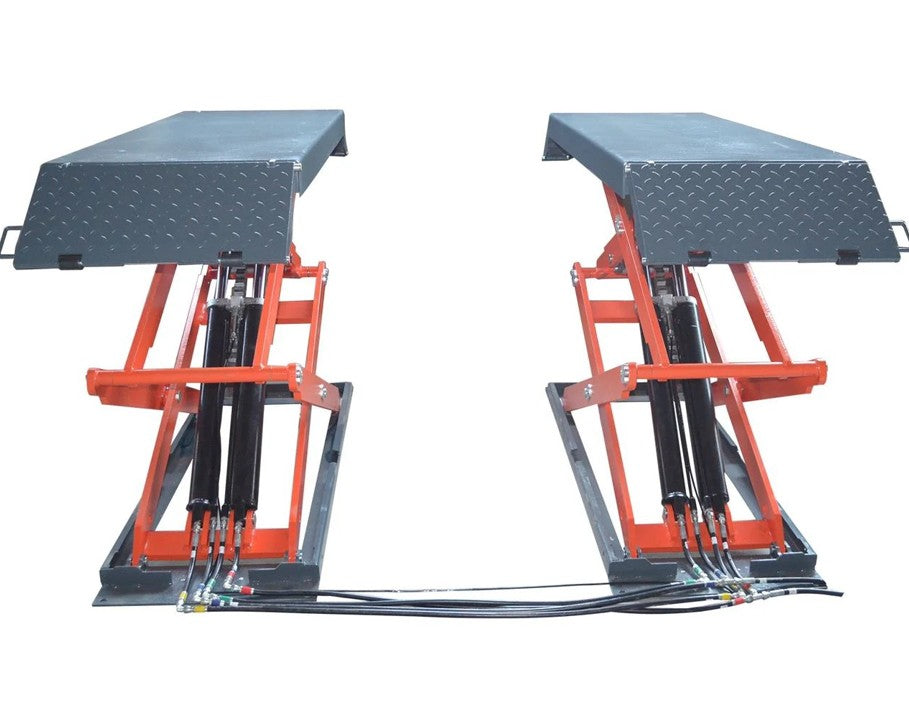 Katool KT-X95 8,000 lb Full-Rise Scissor Lift for Tire and Brake Service