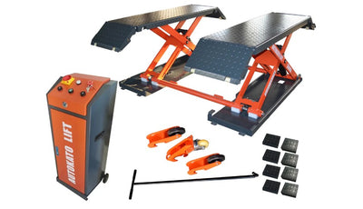 Katool KT-X85 8,000 lb Electric Mid-Rise Scissor Lift for Auto Shops