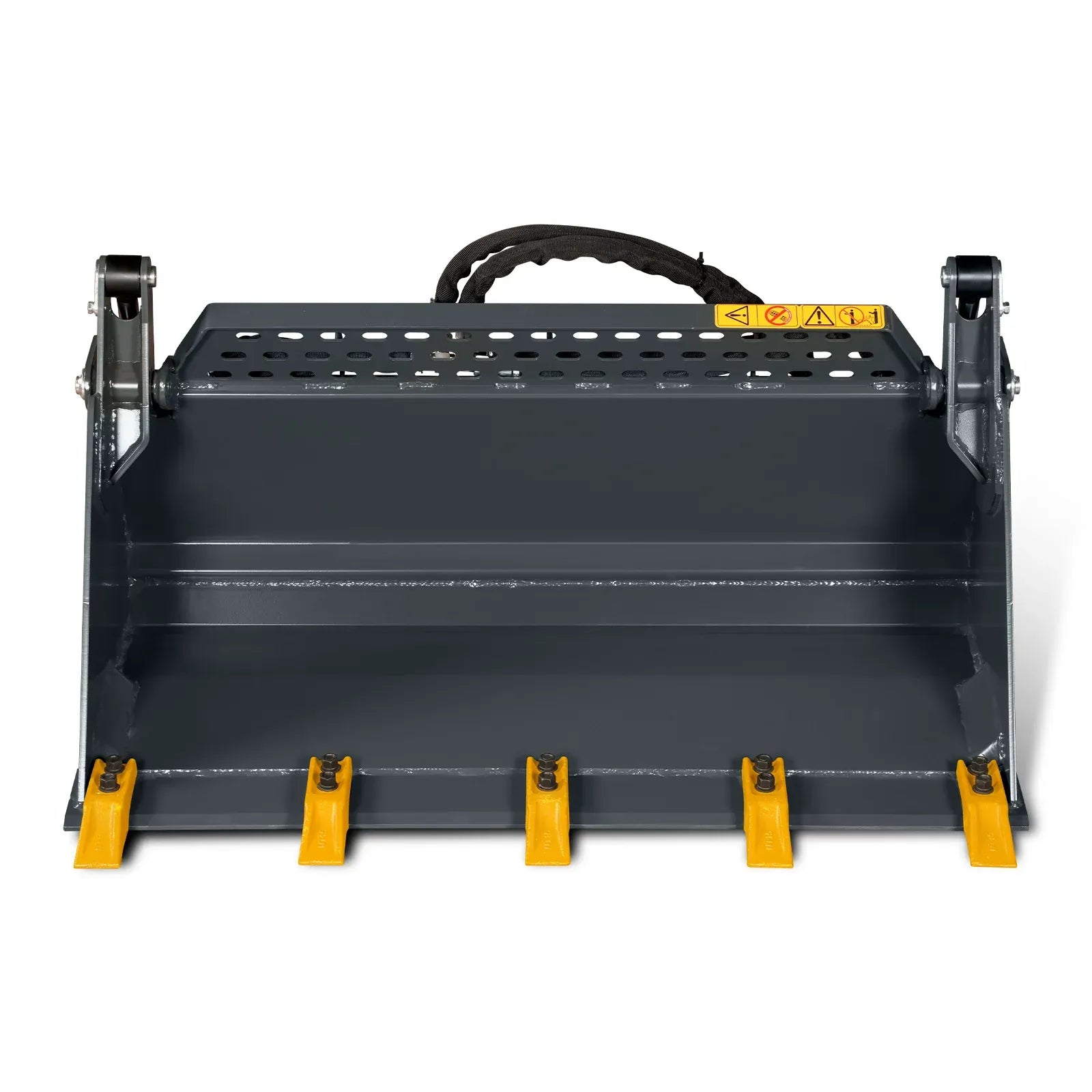 MechMaxx 44" 4-in-1 Combo Bucket Attachment for Mini Skid Steer with Quick Attach Universal Mount