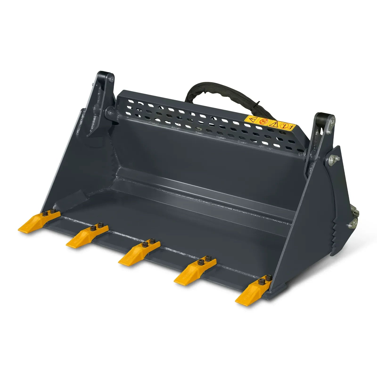 MechMaxx 44" 4-in-1 Combo Bucket Attachment for Mini Skid Steer with Quick Attach Universal Mount