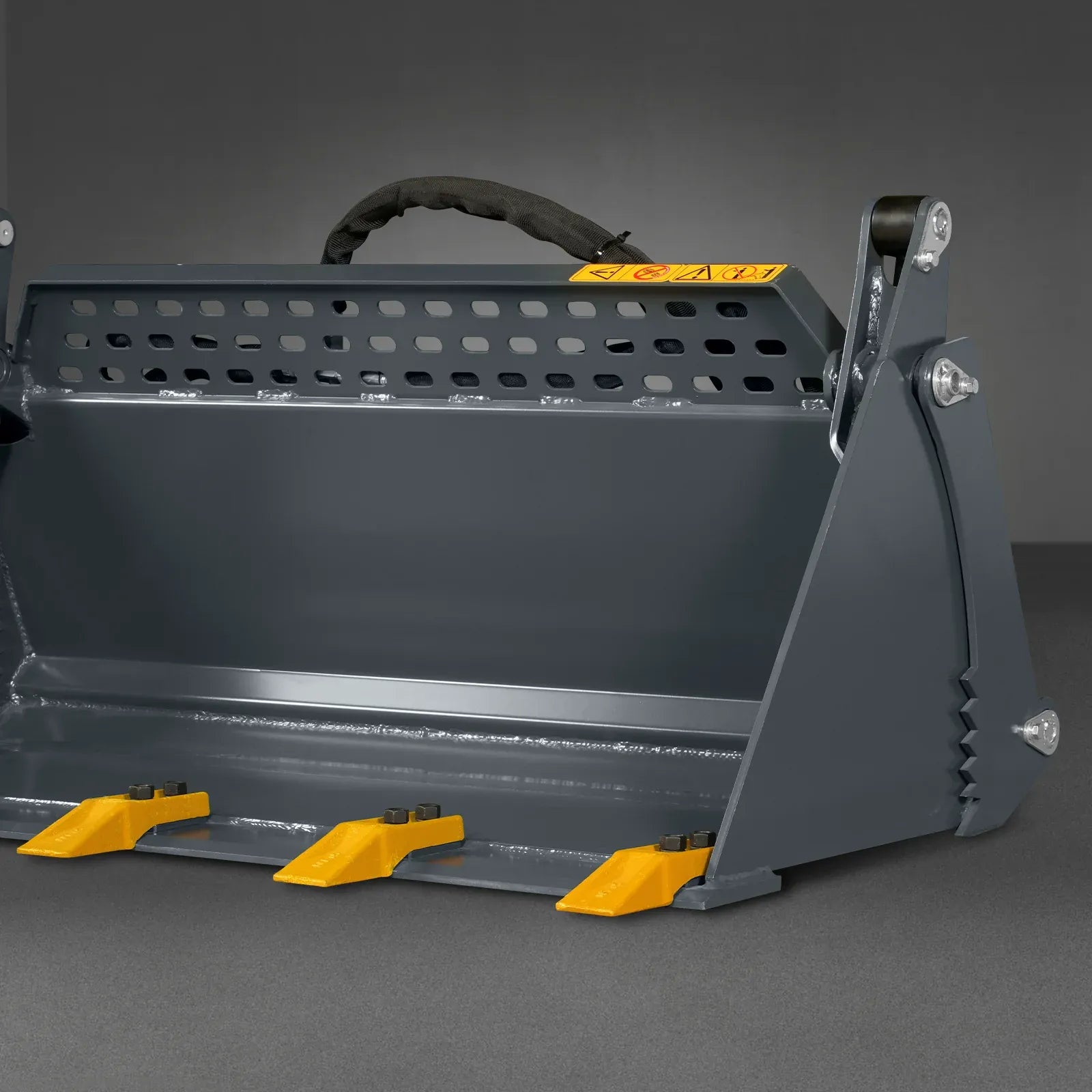 MechMaxx 44" 4-in-1 Combo Bucket Attachment for Mini Skid Steer with Quick Attach Universal Mount