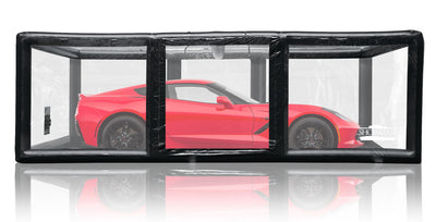 CarCapsule 18 ft ShowCase Indoor Black Cover – Stacker Edition - CCSH18STACKER