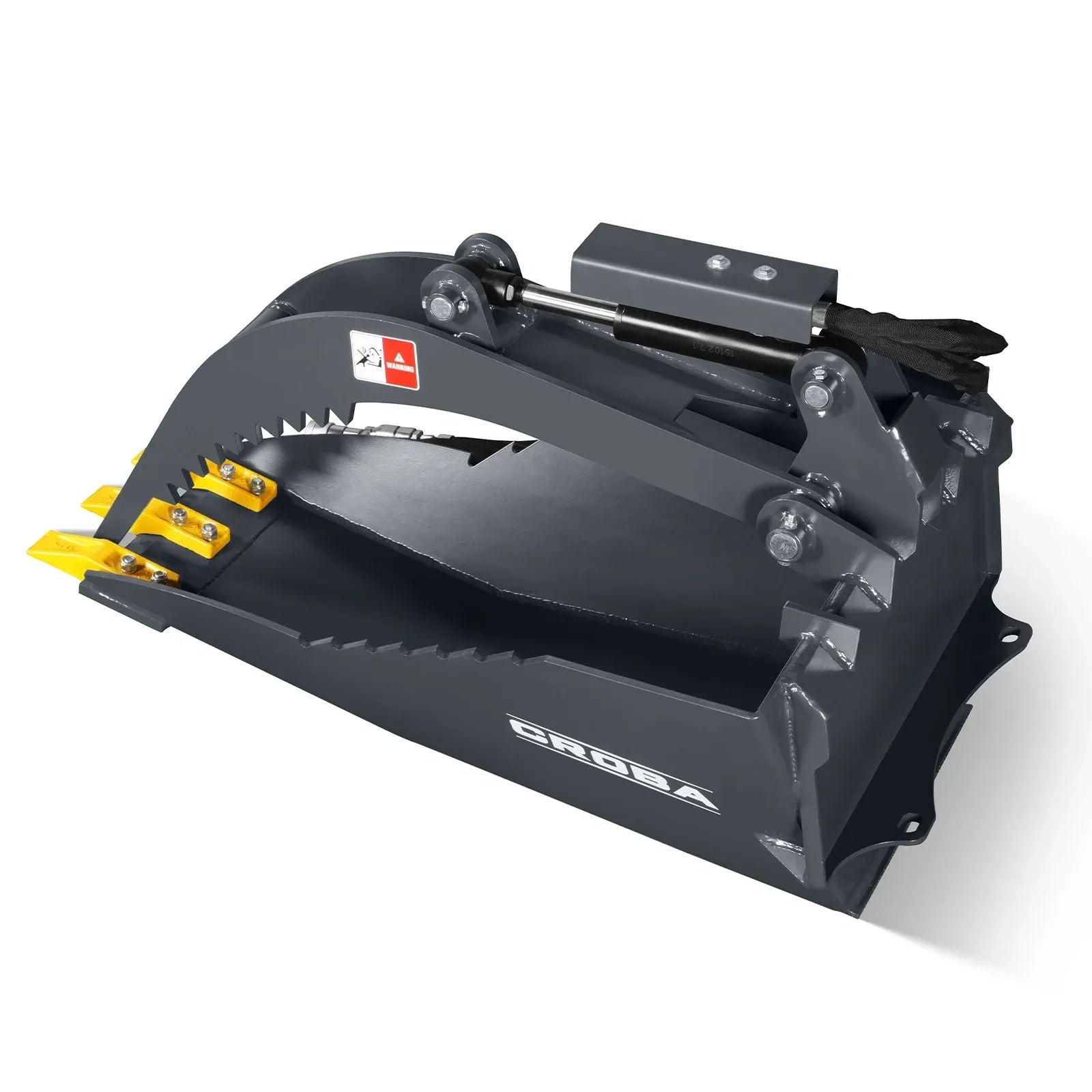 MechMaxx 36" Max Opening Stump Grapple Bucket Attachment for Mini Skid Steer - 150515