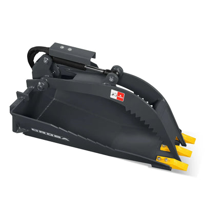 MechMaxx 36" Max Opening Stump Grapple Bucket Attachment for Mini Skid Steer - 150515