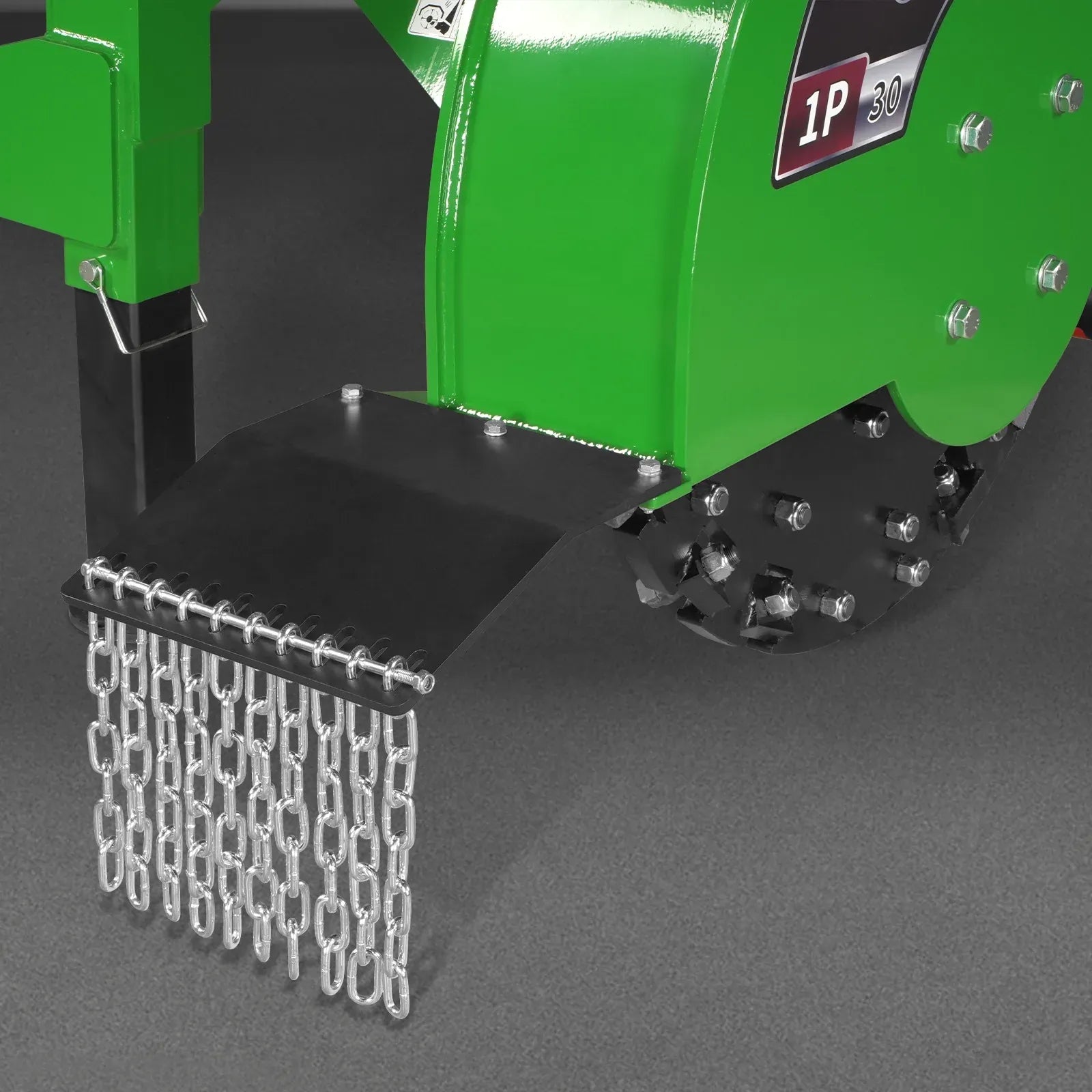 MechMaxx 3-Point PTO Stump Grinder with 30" Flywheel and 44 Carbide Teeth for 40–100HP Tractors, Includes PTO Shaft with Slip Clutch, Model SG30PRO