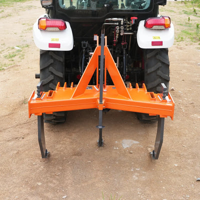 MechMaxx Heavy Duty 3-Shank Subsoiler Plow, 3-Point Hitch Cat 1 & 2, Model SS3S