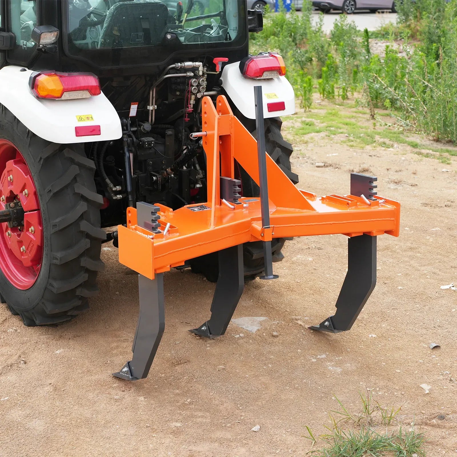 MechMaxx Heavy Duty 3-Shank Subsoiler Plow, 3-Point Hitch Cat 1 & 2, Model SS3S