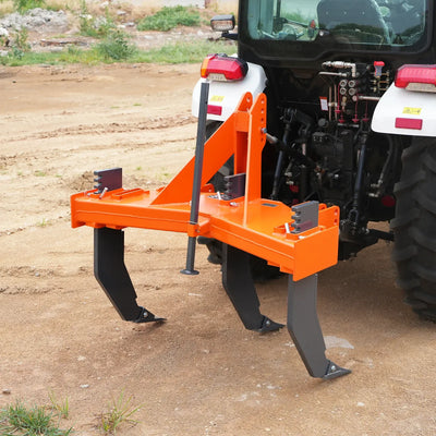 MechMaxx Heavy Duty 3-Shank Subsoiler Plow, 3-Point Hitch Cat 1 & 2, Model SS3S