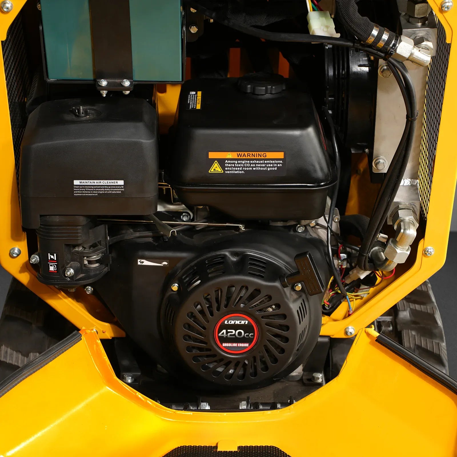 MechMaxx 1800 lb 420cc E-Start Gas Powered Hydraulic Track Mini Dumper with Self-Loading, Model T80