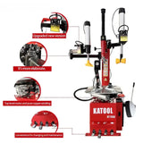 Katool KT-T830 Tire Changer & KT-B750 Wheel Balancer Shop Combo