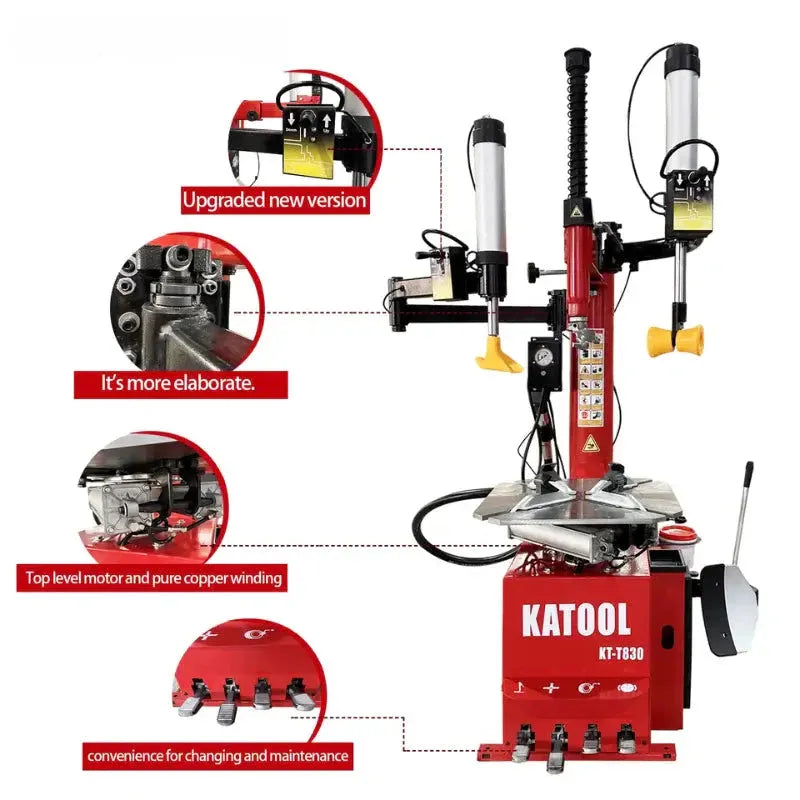 Katool KT-T830 Tire Changer & KT-B750 Wheel Balancer Shop Combo