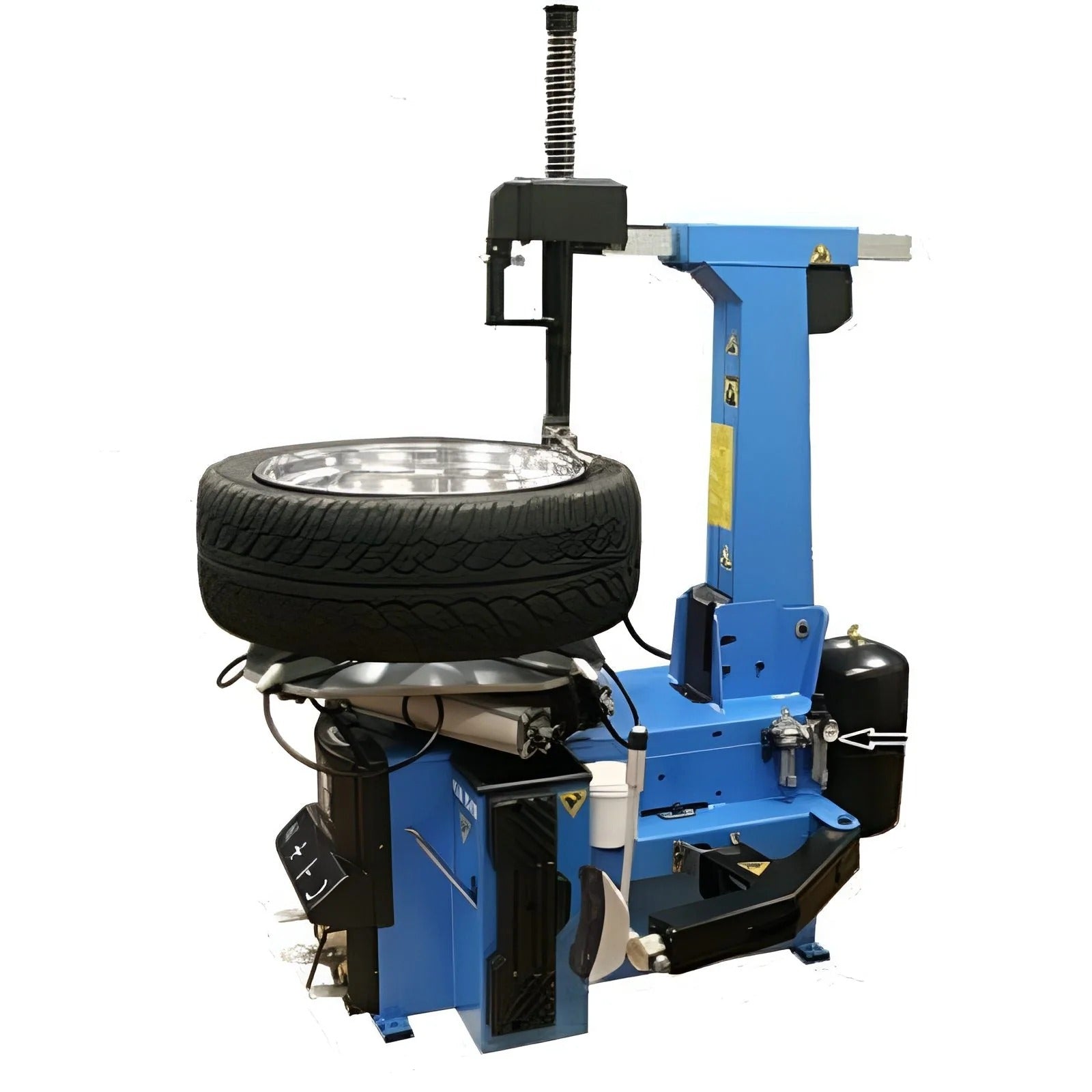 Atlas TC755 Tilt-Back Rim Clamp Tire Changer with Integrated Beadblaster