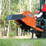 MechMaxx 24" Cutting Wheel Hydraulic Cylinder Stump Grinder for 35–60HP Tractors, Includes PTO Shaft with Slip Clutch, Model TSG61