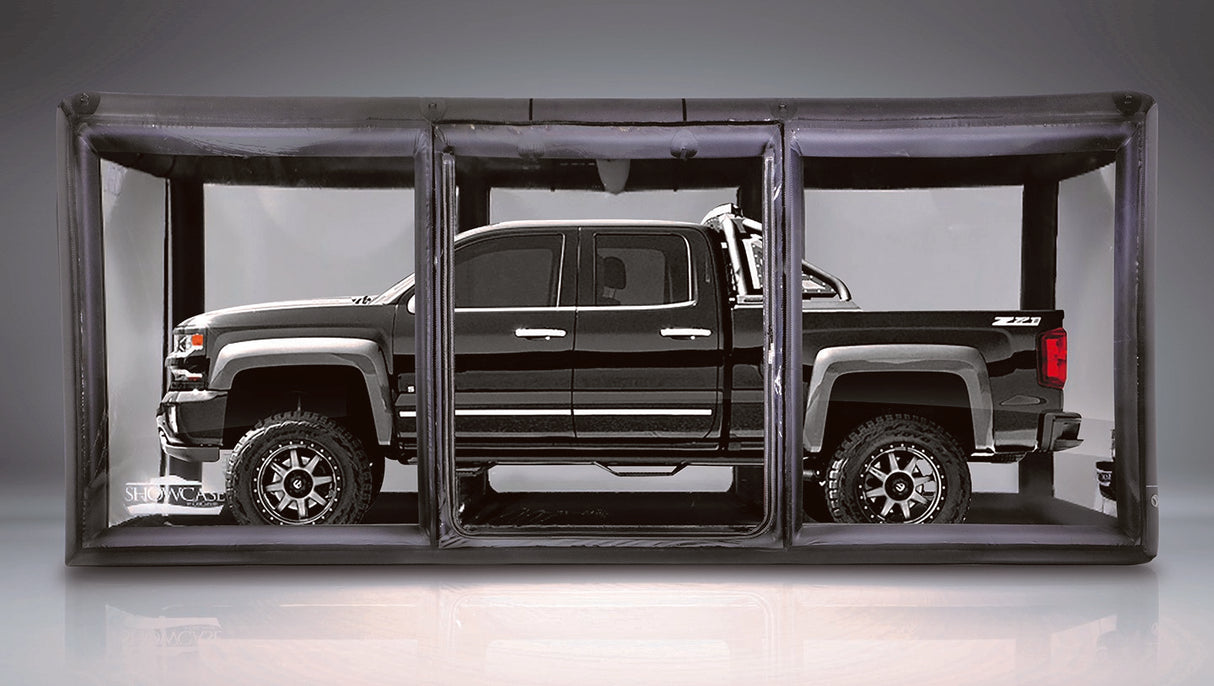 CarCapsule 18 ft Tall ShowCase Indoor Black Cover - CCSH18T