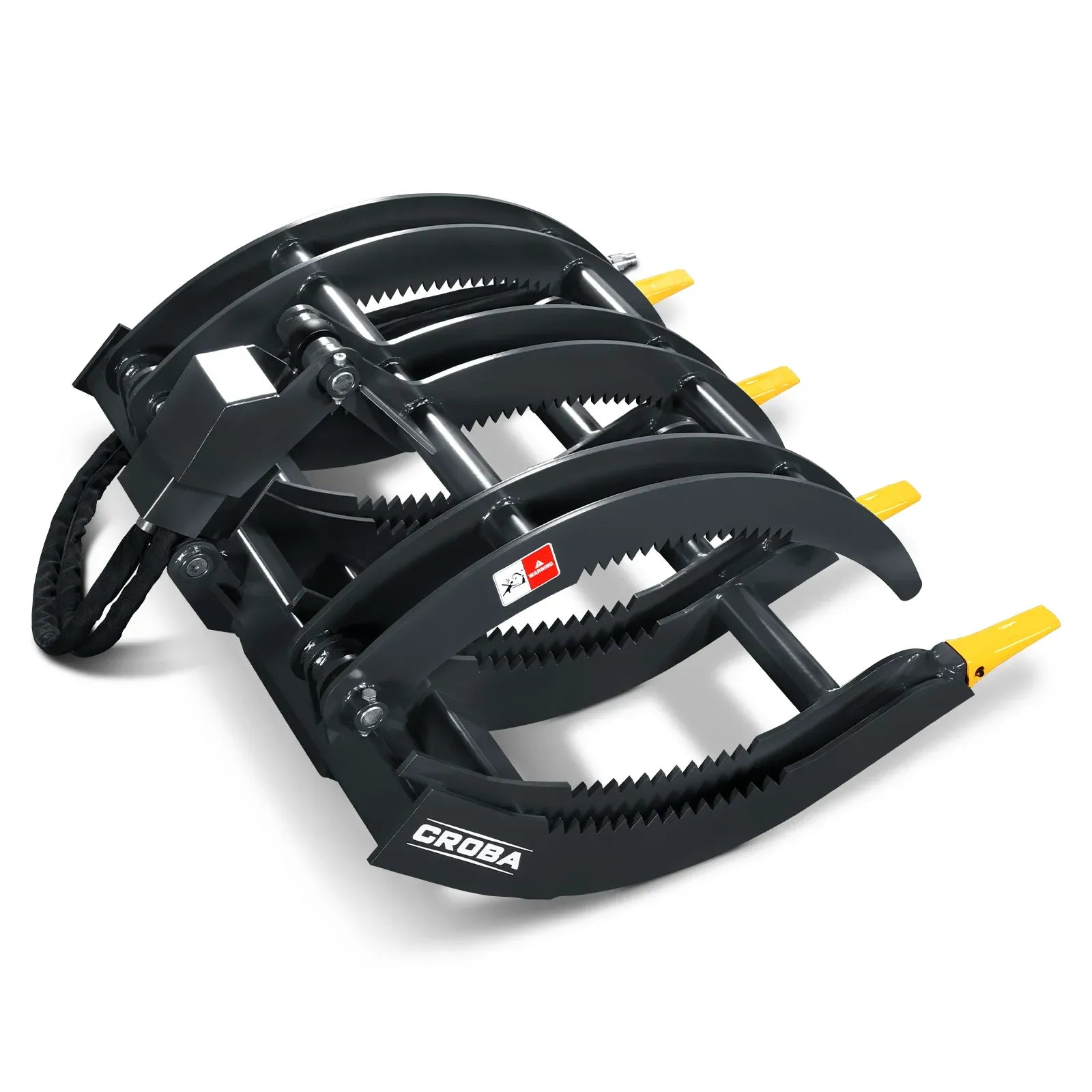 MechMaxx 44" Timber Grab Attachment for Mini Skid Steer with 24" Opening