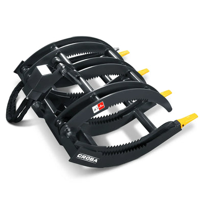 MechMaxx 44" Timber Grab Attachment for Mini Skid Steer with 24" Opening