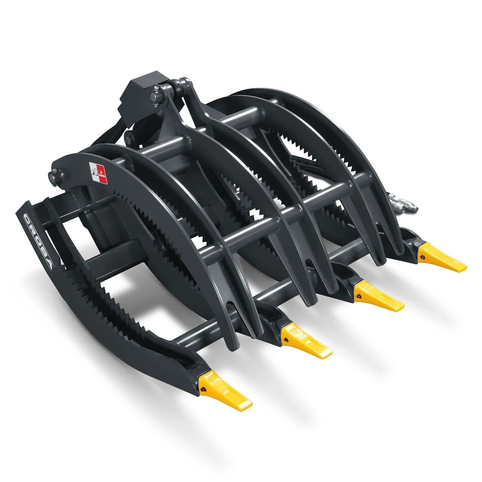 MechMaxx 44" Timber Grab Attachment for Mini Skid Steer with 24" Opening