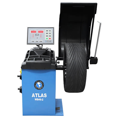 Atlas TC755EZ Tilt-Back Rim Clamp Tire Changer and WB49-2 PRO Wheel Balancer Combo
