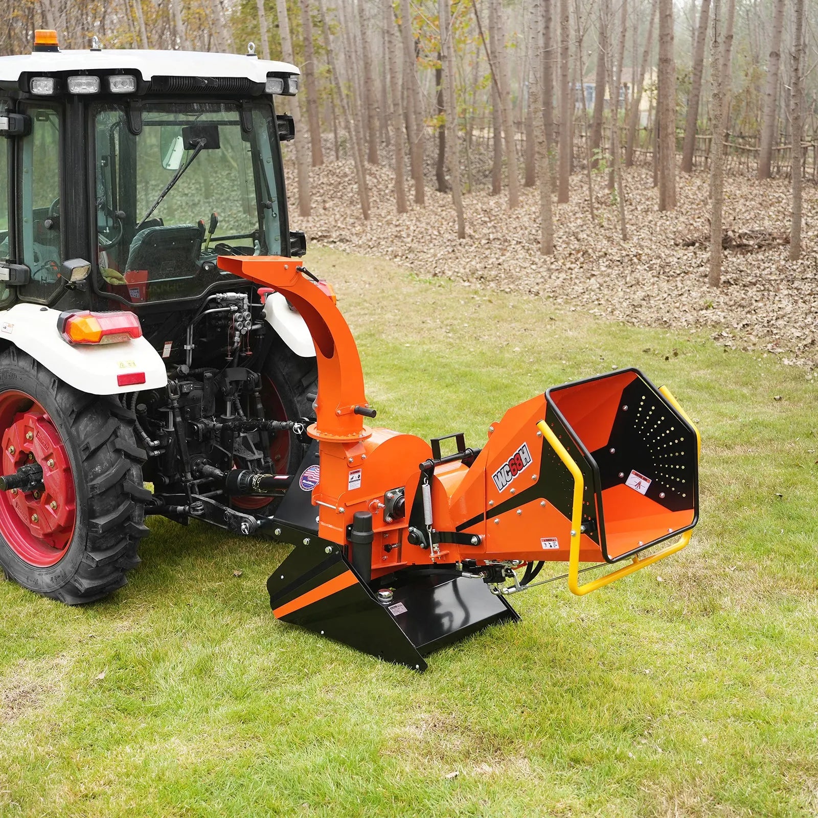 MechMaxx 6" Hydraulic Feeding PTO Wood Chipper for 20–50HP Tractors, Model WC68H