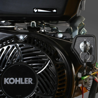 MechMaxx 6" 14HP 429cc KOHLER 4-Wheel Drum Wood Chipper with Taillight, Model B150