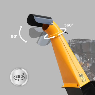 Chery Industrial 6" 15 HP 420cc Gas Powered Wood Chipper - YONWCDRGS350PRO