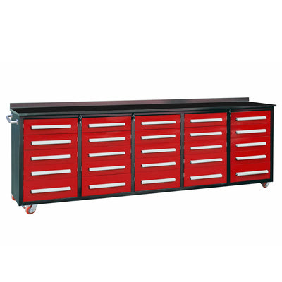 Chery Industrial Heavy-Duty Workbench with 25 Drawers 10 ft - WW000184
