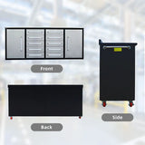 Chery Industrial 7ft 10-drawer Storage Workbench with Wheels - SUIWB07102RDAC