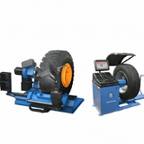 Atlas TC306 Automatic Super Duty Truck Tire Changer and WBT210 Heavy-Duty Wheel Balancer Combo