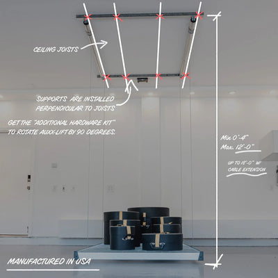 Auxx Lift Platform Storage Lift