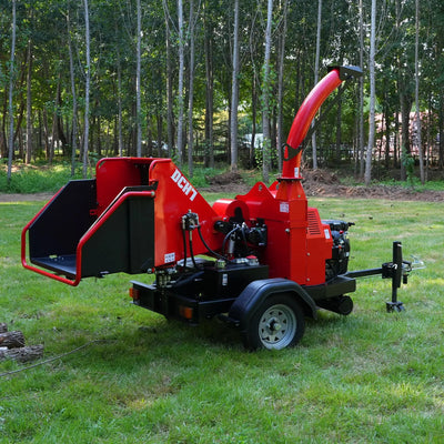 MechMaxx 7" 25HP 750cc ZONSEN Hydraulic Feed Wood Chipper, Model DCH7