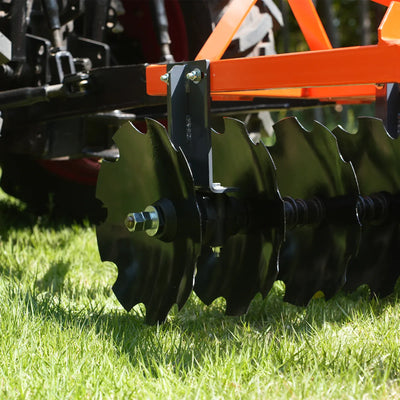 MechMaxx 72" Tractor Notched Disc Harrow, 3-Point Hitch, Model DH72