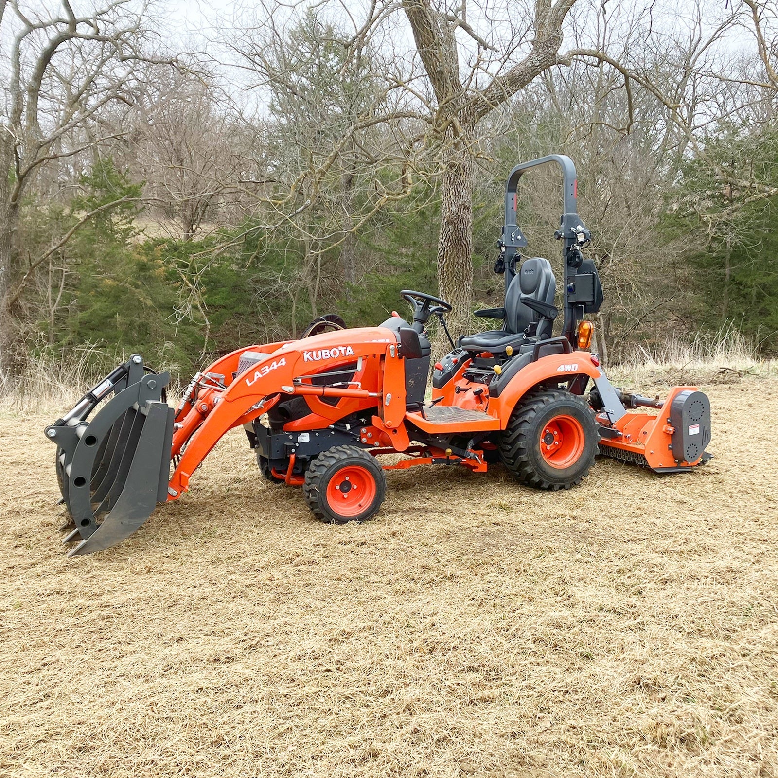 MechMaxx 60" Light Duty PTO Flail Mower, 3-Point Hitch, 15–35HP, Model EFS60
