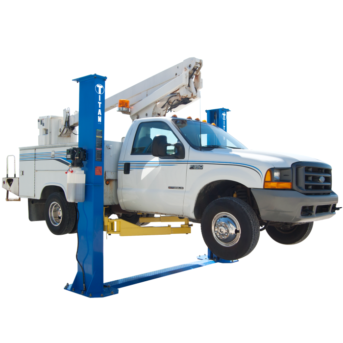 Titan HD2P-12000F 12,000 lb Capacity 2-Post Car Lift