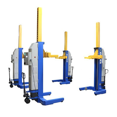 Atlas ALI Certified 74,000 lb Battery-Powered Mobile Column Lift System
