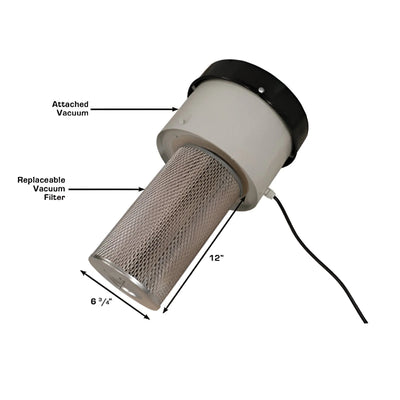 Atlas SBC420 Sandblast Cabinet with Integrated Vacuum System