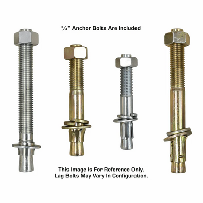 Atlas 414A 14,000 lb 4-Post Alignment Lift with RJ8 Rolling Jacks Combo