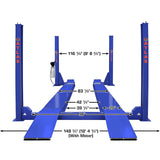 Atlas Platinum 14,000 lb ALI Certified 4-Post Alignment Lift – Commercial Grade