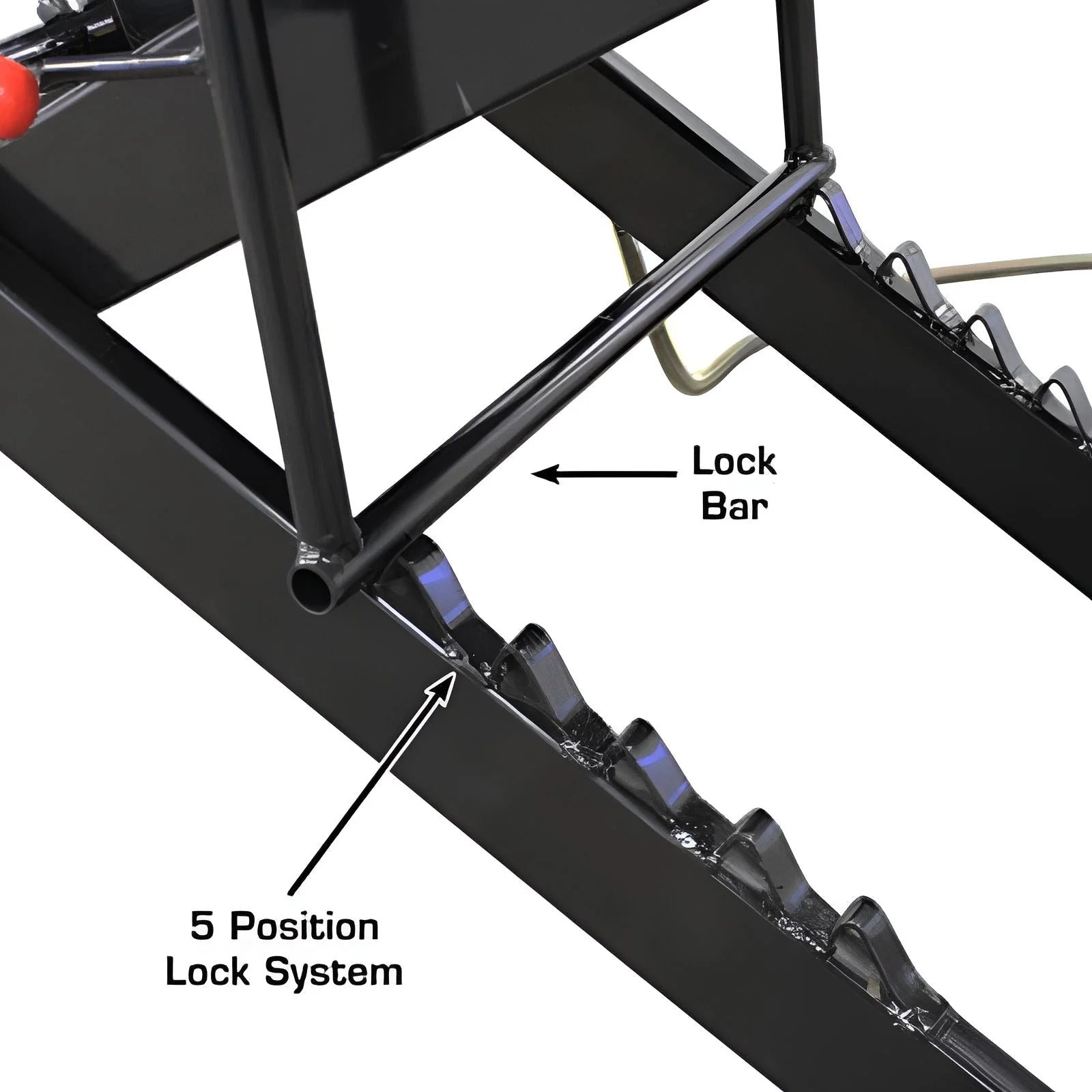 Atlas ACL XLT Air-Operated Motorcycle and ATV Lift with Side Extensions and 1,000 lb Capacity