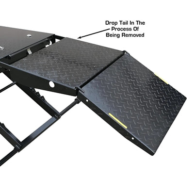 Atlas CycleLift Air-Operated Motorcycle Lift with 1,000 lb Capacity and Extended Platform (WILL CALL)