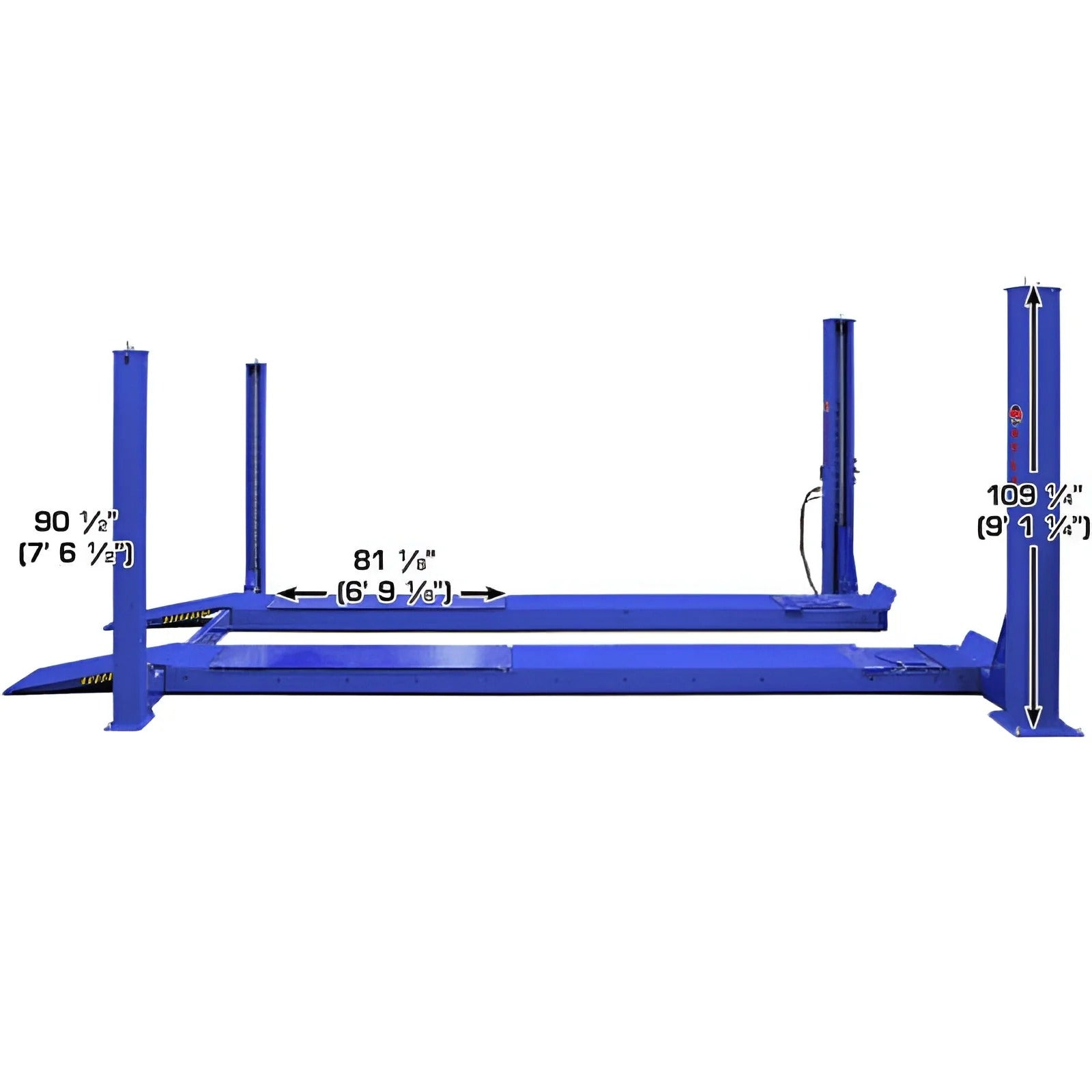 Atlas Platinum 14,000 lb ALI Certified 4-Post Alignment Lift – Commercial Grade