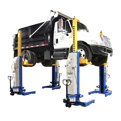 Atlas ALI Certified 66,000 lb Battery-Powered Mobile Column Lift System
