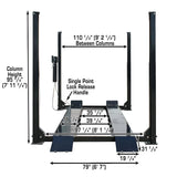 Atlas PRO9000 9,000 lb Capacity  4-Post Garage Vehicle Lift