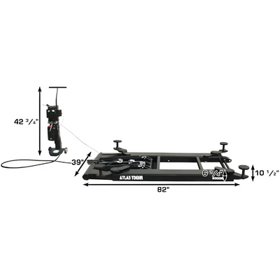 Atlas 6MR Portable Mid-Rise Scissor Lift 6,000 lb Capacity
