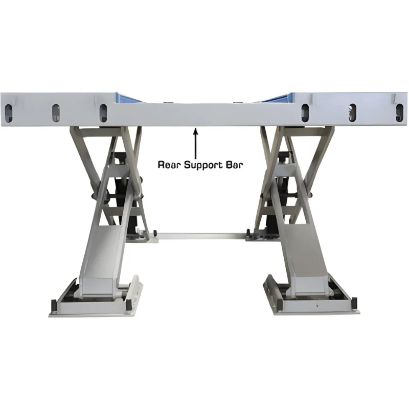 Atlas 12AWFSL 12,000 lb Alignment Scissor Lift with Wheels-Free System