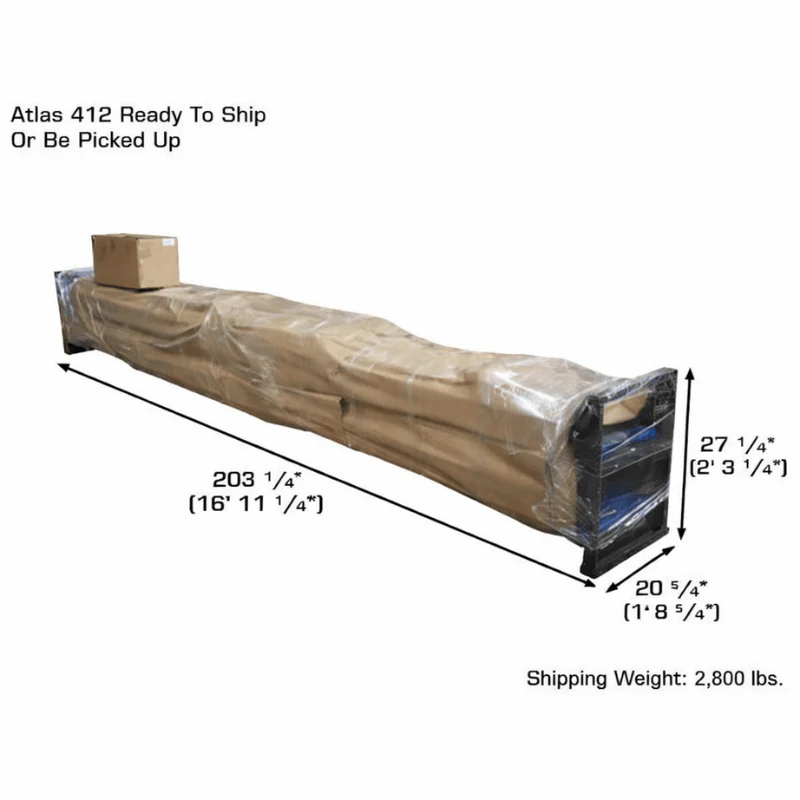 Atlas 412 12,000 lb Heavy-Duty 4-Post Lift