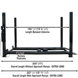 Atlas PRO9000 9,000 lb Capacity  4-Post Garage Vehicle Lift