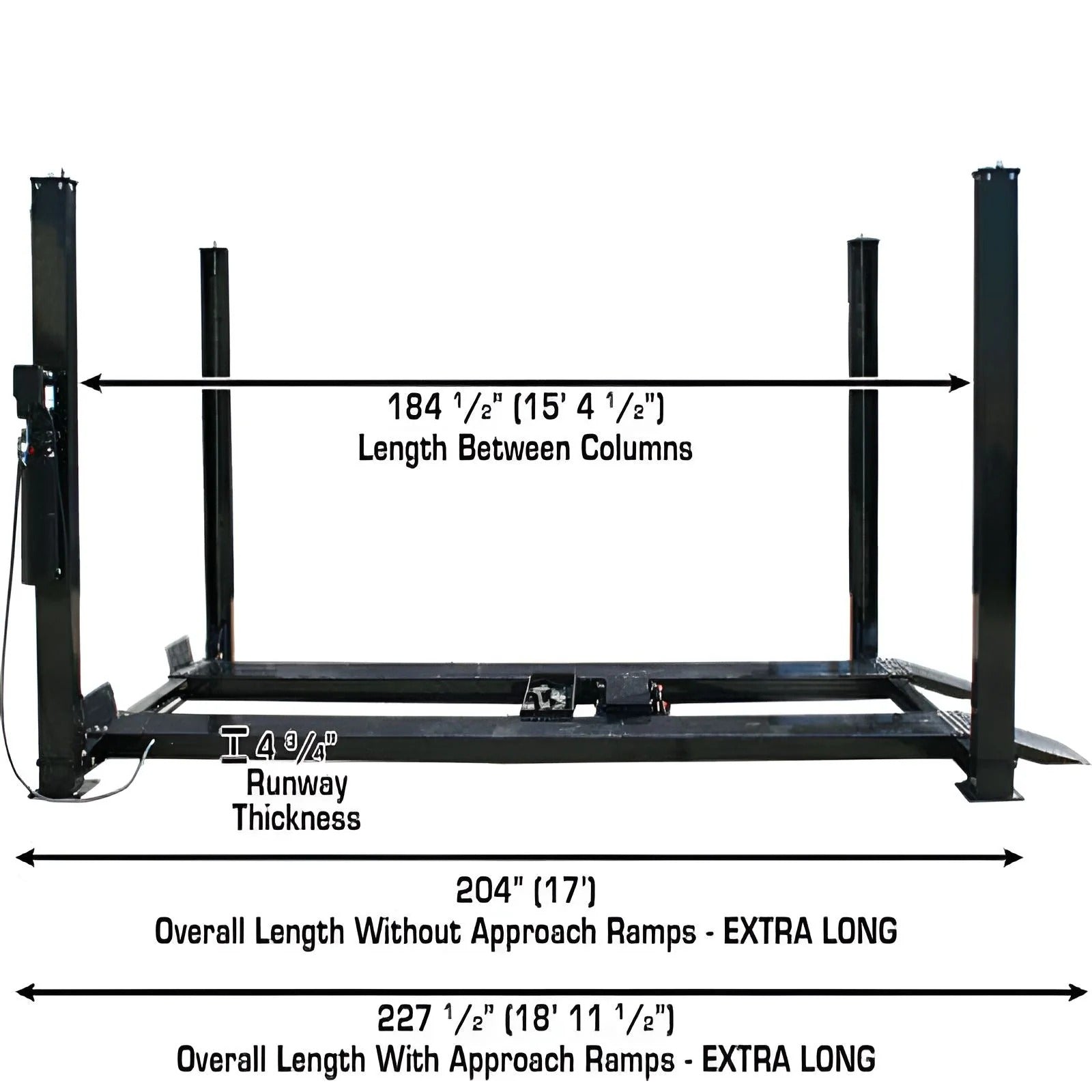 Atlas PRO9000 9,000 lb Capacity  4-Post Garage Vehicle Lift