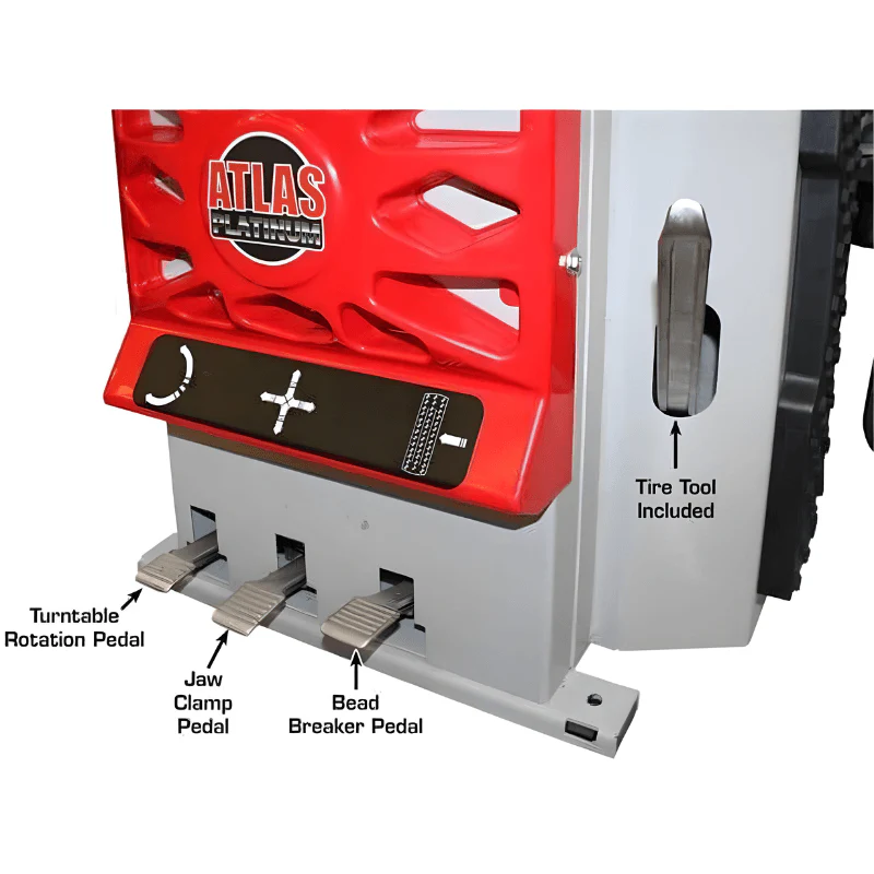 Atlas PTC300 Platinum Tire Changer with PWB90XL Wheel Balancer Combo
